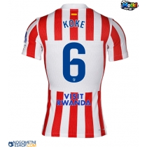 Moški Nogometni dresi Atletico Madrid Koke #6 Domači 2025-26 Kratek Rokav